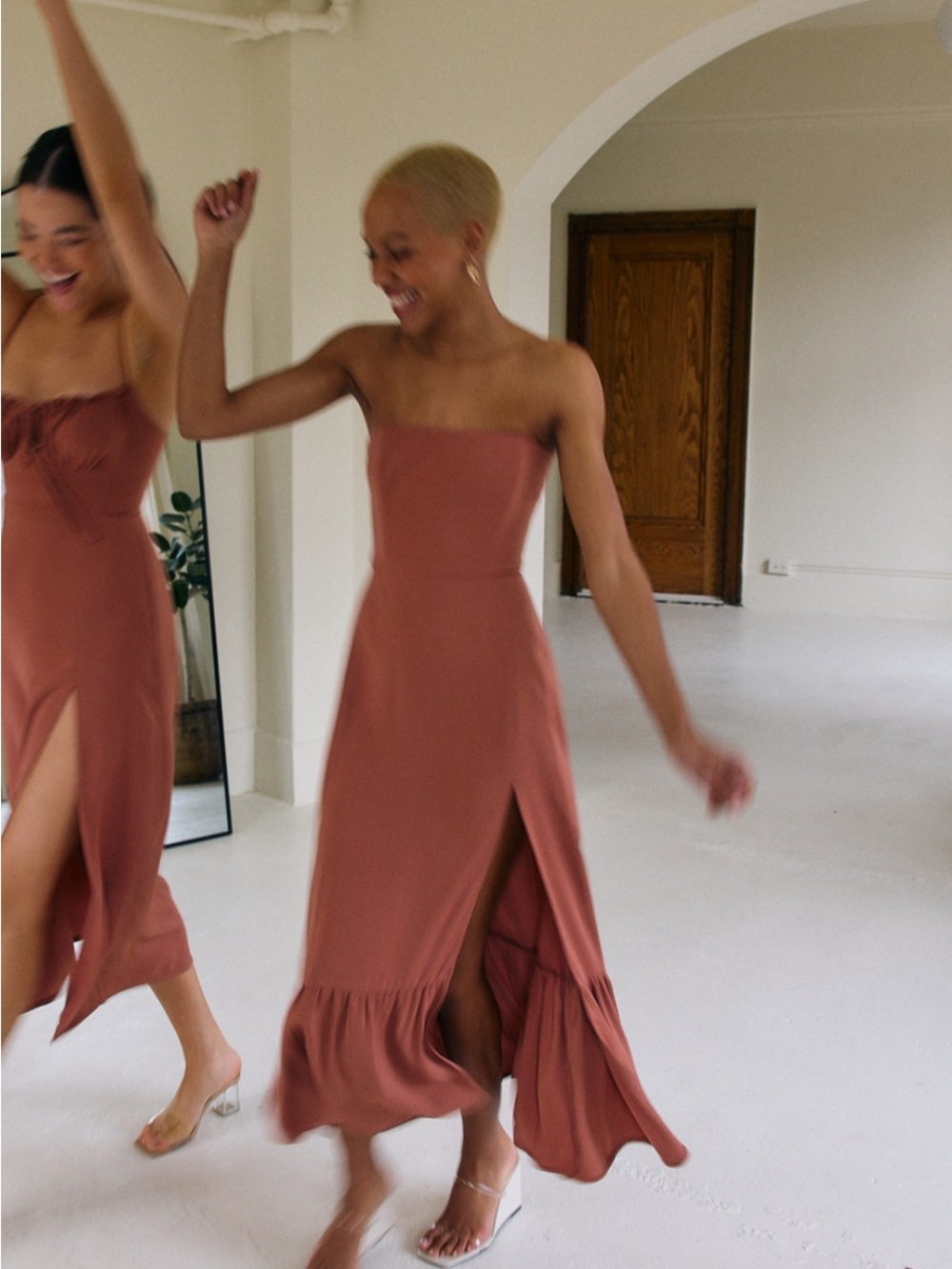 Park & Fifth Shaw Dress Clay